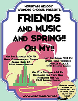 Friends and Music and Spring--Oh My!!: Mountain Melody's Spring 2018 poster