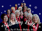 Holiday Belles: Songs for a Festive Holiday Season and a group photo of Mountain Melody members