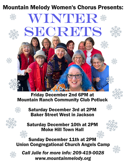 Mountain Melody Women's Chorus Presents Winter Secrets
